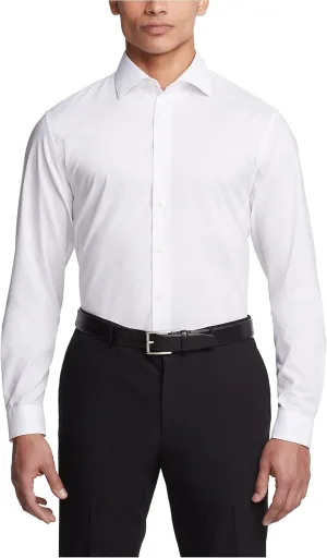 Kenneth Cole Men's Dress Shirt Slim Fit Solid