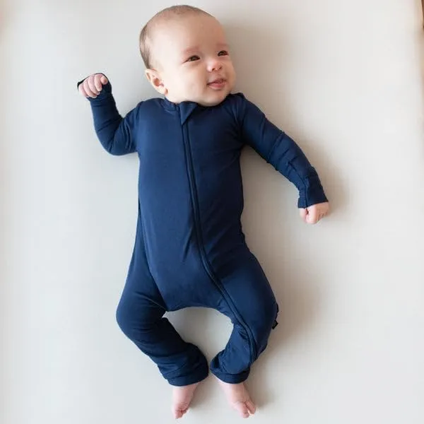 KYTE BABY Unisex Rayon Made From Bamboo Zippered Rompers 0-24 Months