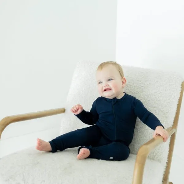 KYTE BABY Unisex Rayon Made From Bamboo Zippered Rompers 0-24 Months