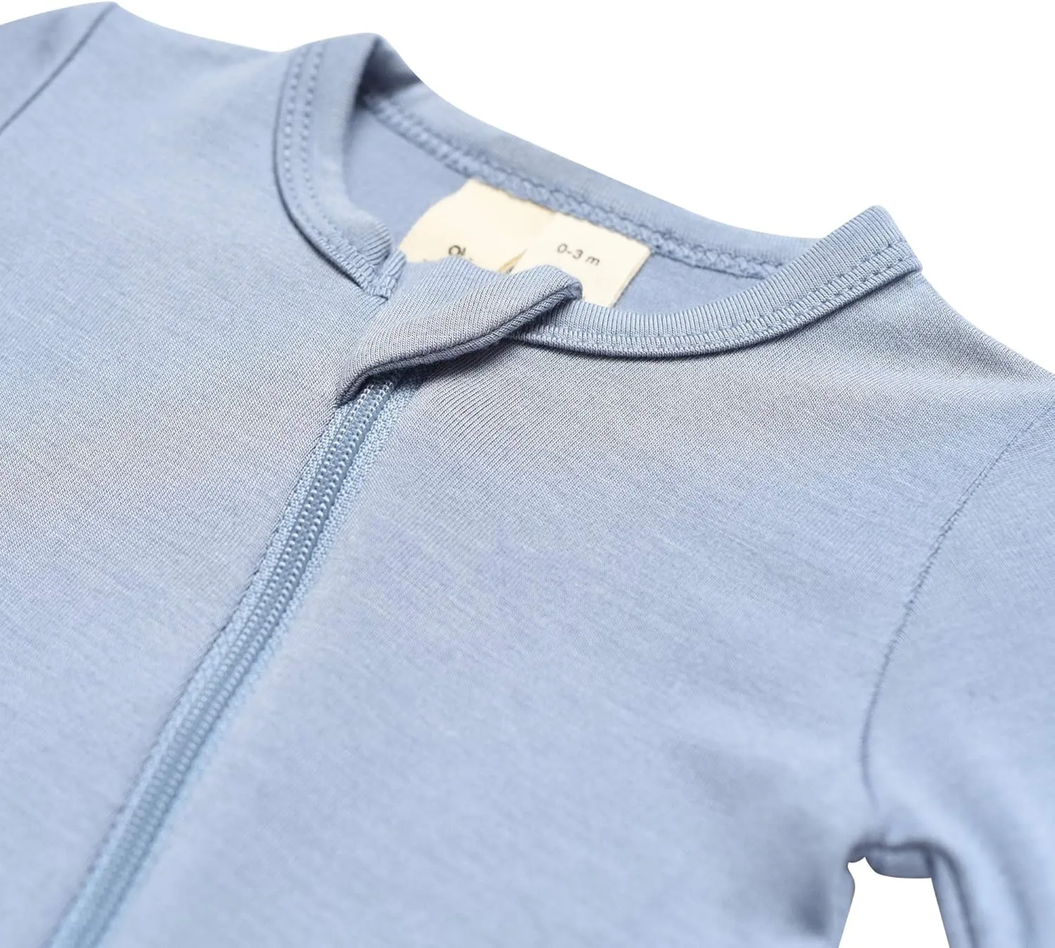 KYTE BABY Unisex Rayon Made From Bamboo Zippered Rompers 0-24 Months
