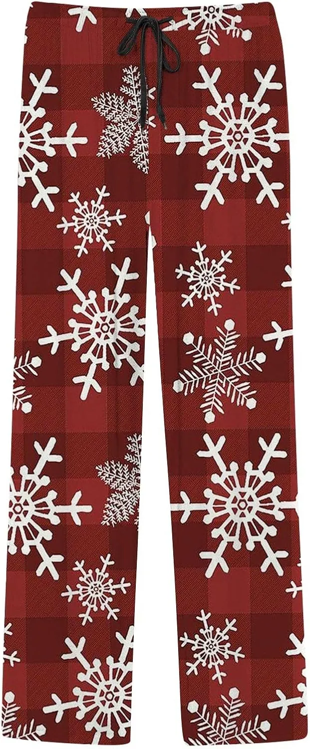 LCMTWX Mens Pajama Pants Pants Pajama Pants with Drawstring and Pockets Pajamas for Men Mens Sweatpants Men's Athletic