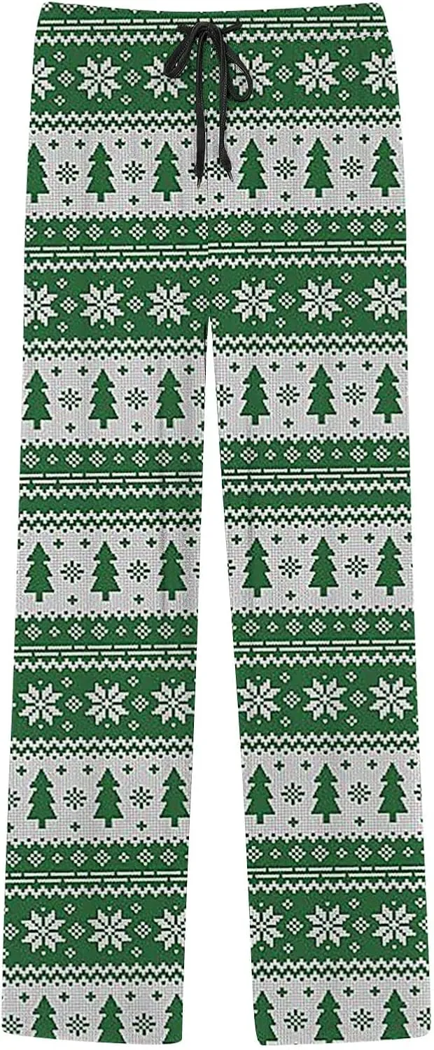 LCMTWX Mens Pajama Pants Pants Pajama Pants with Drawstring and Pockets Pajamas for Men Mens Sweatpants Men's Athletic