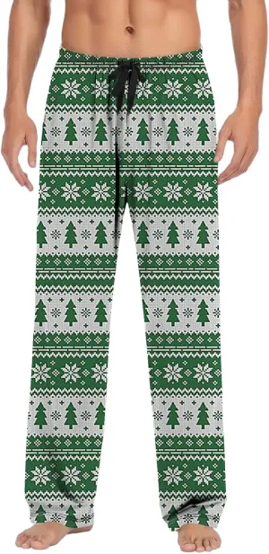 LCMTWX Mens Pajama Pants Pants Pajama Pants with Drawstring and Pockets Pajamas for Men Mens Sweatpants Men's Athletic