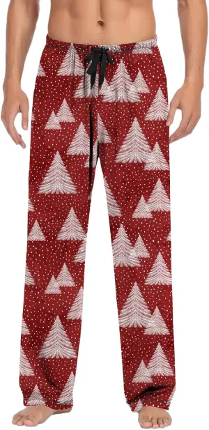 LCMTWX Pajama Pants for Men Women Pajama Pants with Drawstring and Pockets Soft Warm Christmas Pajama Pants Men Men Pj