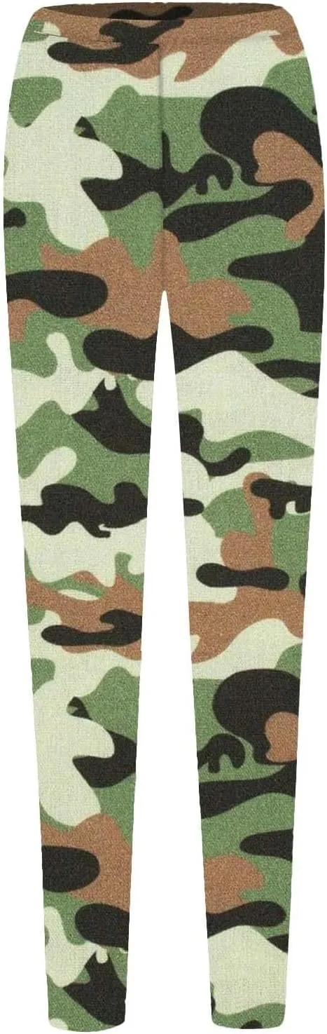 LCMTWX Womens Leggings with Pocket Leggings Artistic Printed Soft Stretchy Pants for Women Soft Athletic Tummy Control