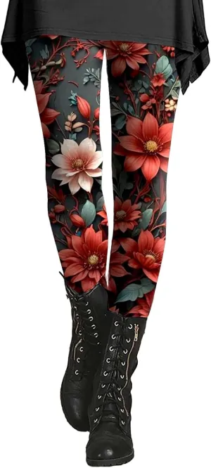 Leather Leggings for Women Tummy Control Leggings Butt Lifting Leggings Women Tummy Control