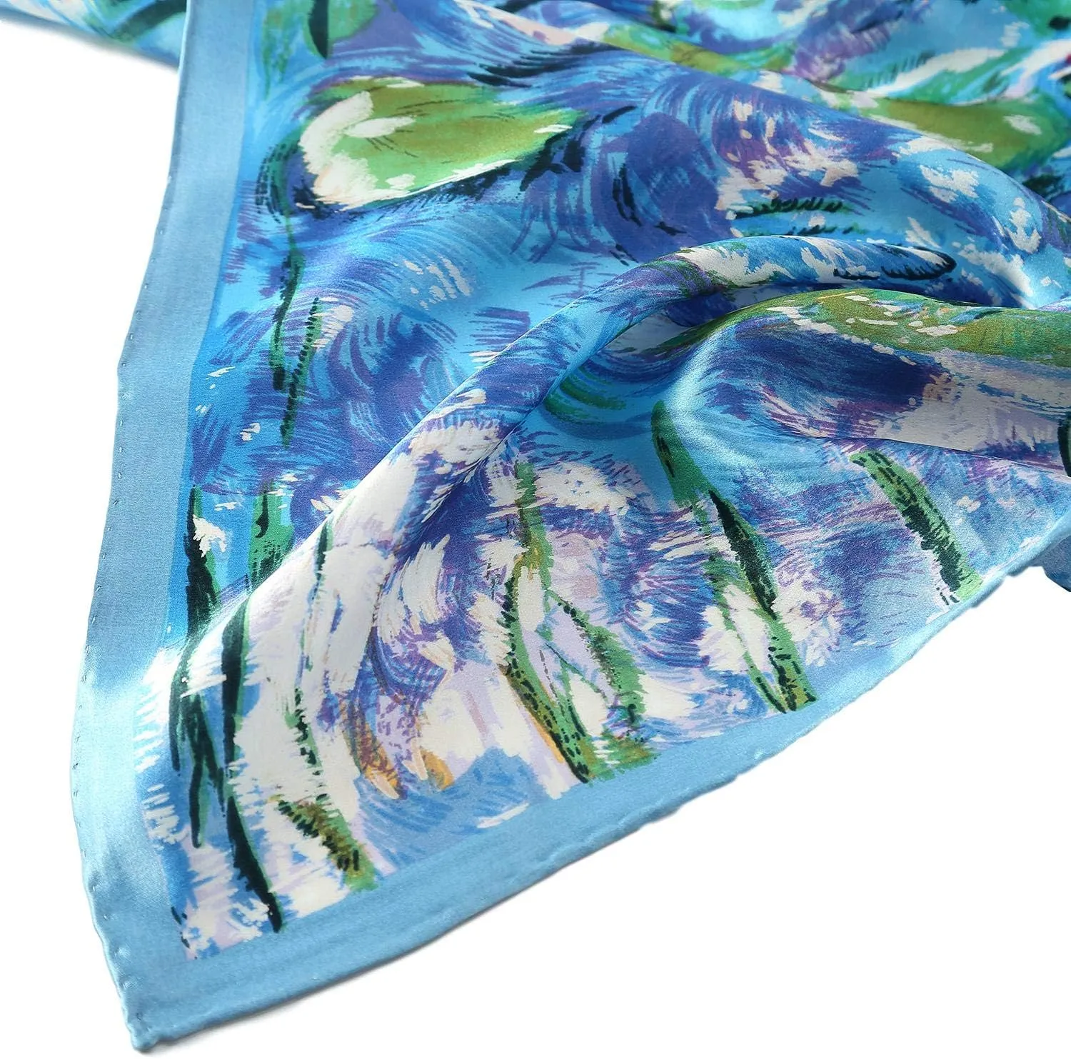Long Charmeuse Silk Scarf Classic Art Print