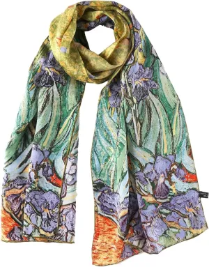 Long Charmeuse Silk Scarf Classic Art Print