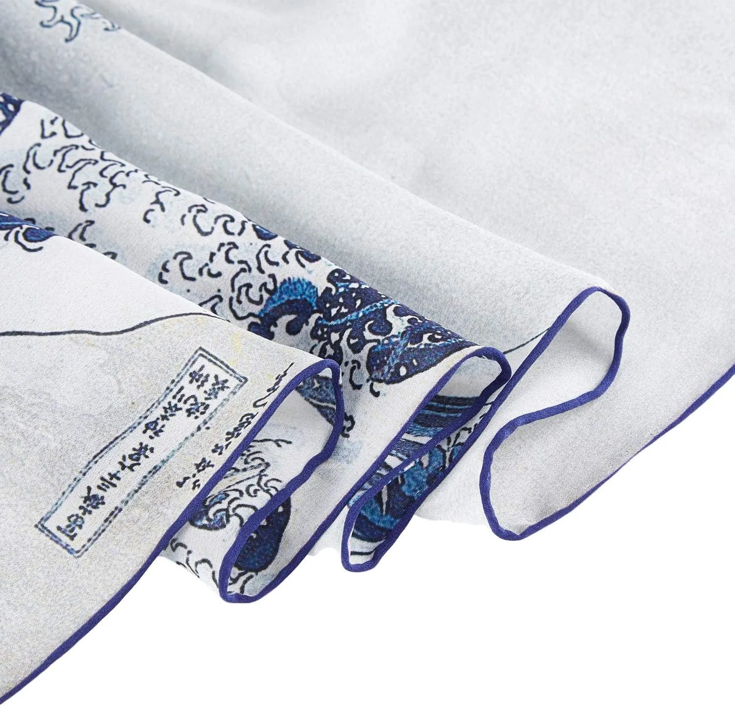 Long Crepe Silk Scarf Classic Art Print