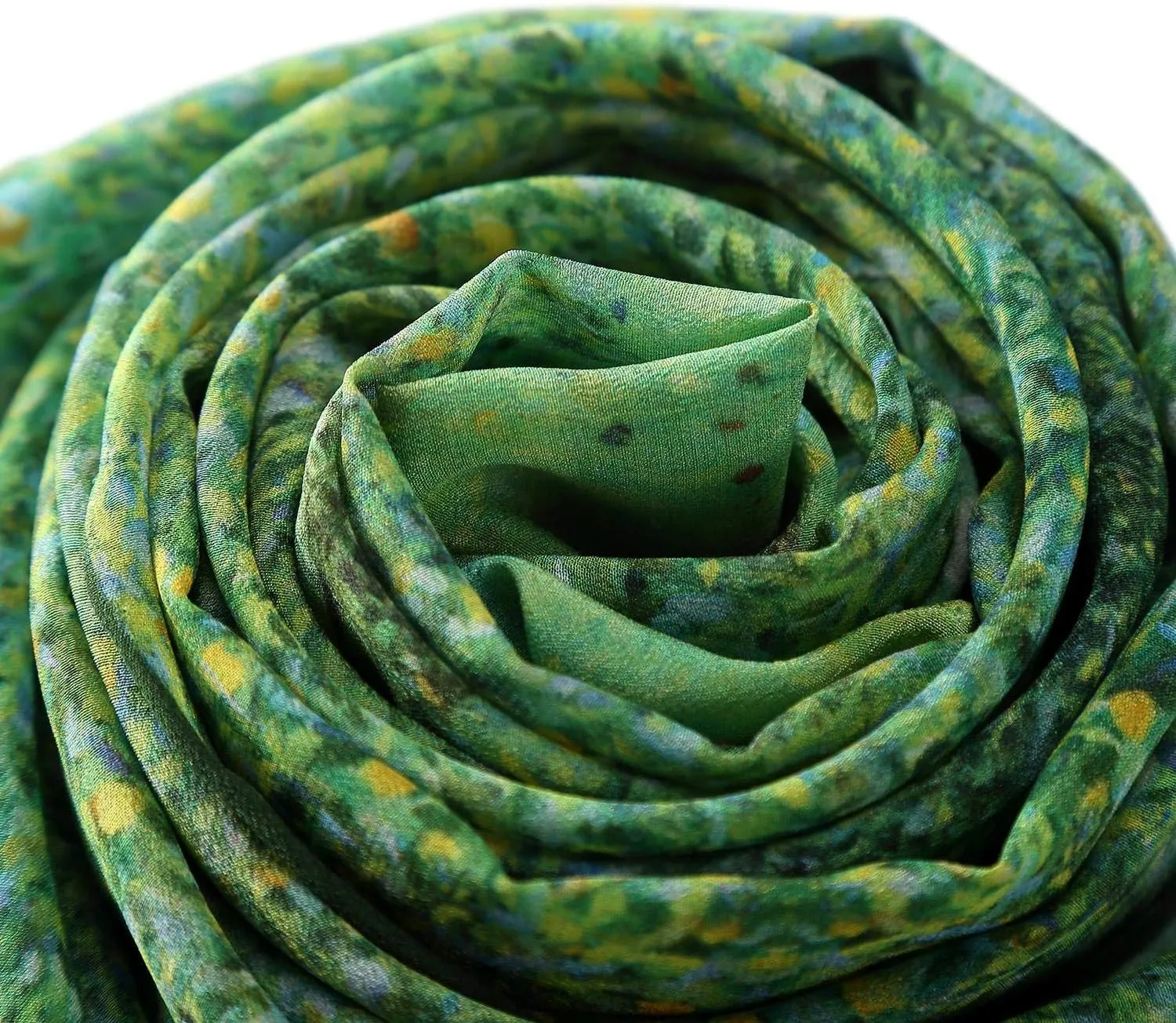 Long Crepe Silk Scarf Classic Art Print