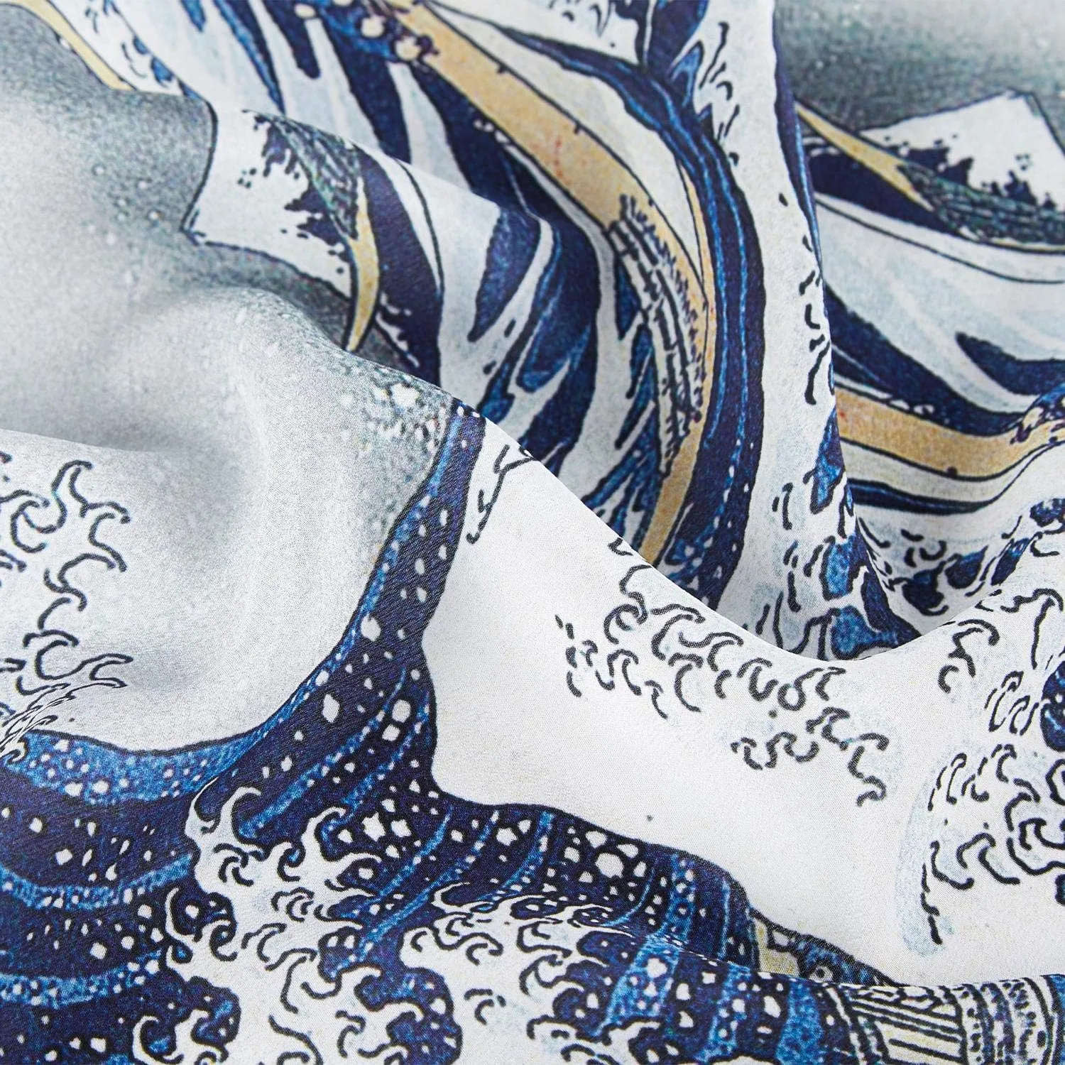 Long Crepe Silk Scarf Classic Art Print