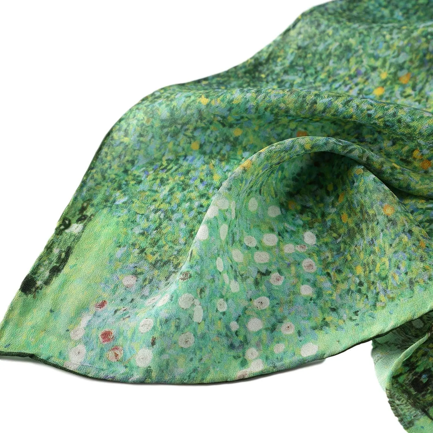 Long Crepe Silk Scarf Classic Art Print