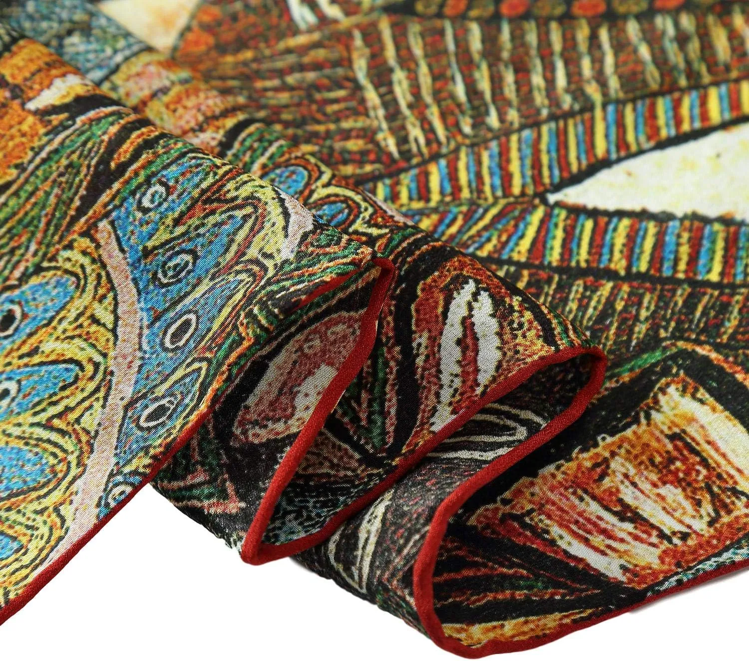 Long Crepe Silk Scarf Classic Art Print