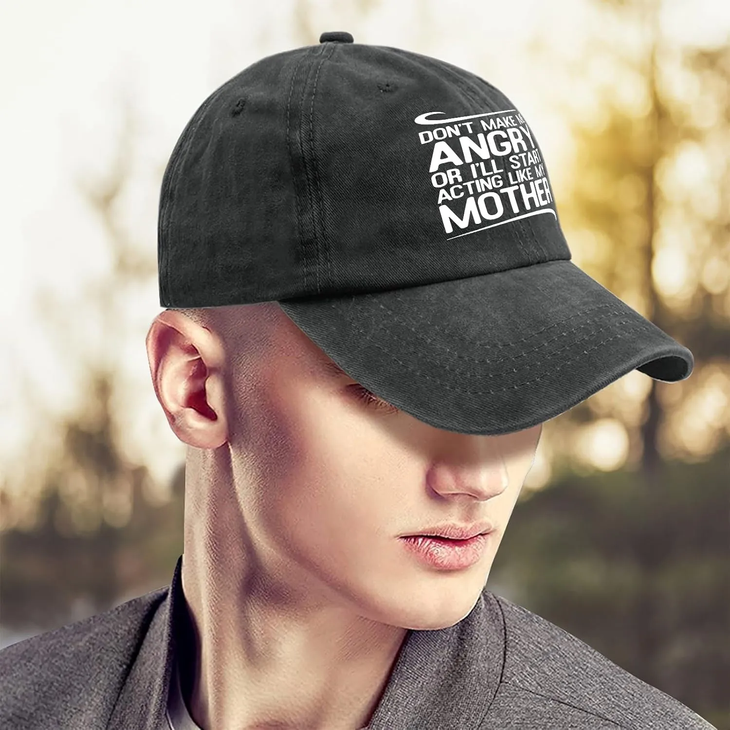 MAFCA Satires Common Senses Political Humor Hats Vintage Cotton Washed Baseball Caps Adjustable Dad