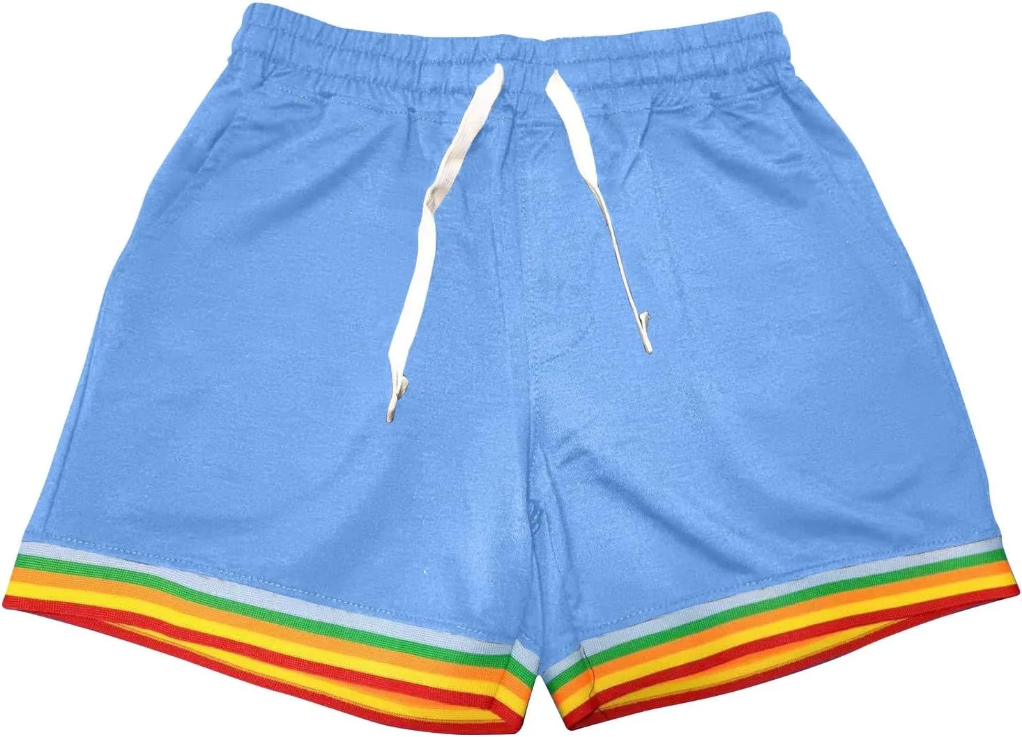 Men's Athletic Shorts with Pockets Casual Quick Dry Drawstring Elastic Waist Lightweight Workout Gym Running Shorts