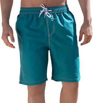 Men's Athletic Shorts with Pockets, Summer Casual Drawstring Running Gym Shorts Lightweight Quick Dry Beach Shorts