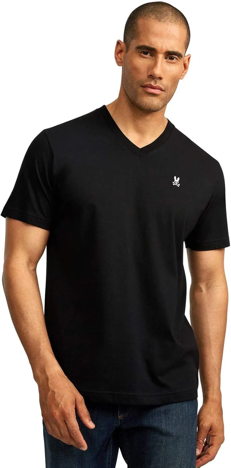 Mens Gray Classic V Neck TEE - B6U100CRPC