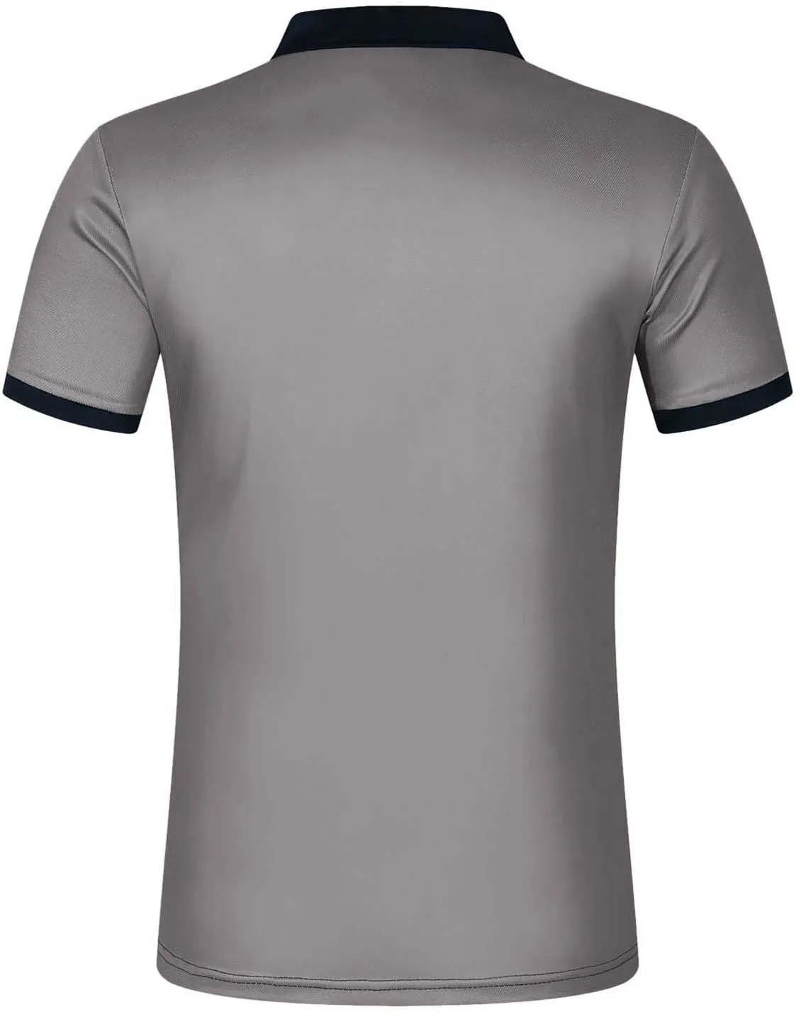 Mens Lightweight Golf Shirts with Pocket Button Down Short Sleeve Summer Casual Polos for Men Slim Fit Stretch Lapel Shirts