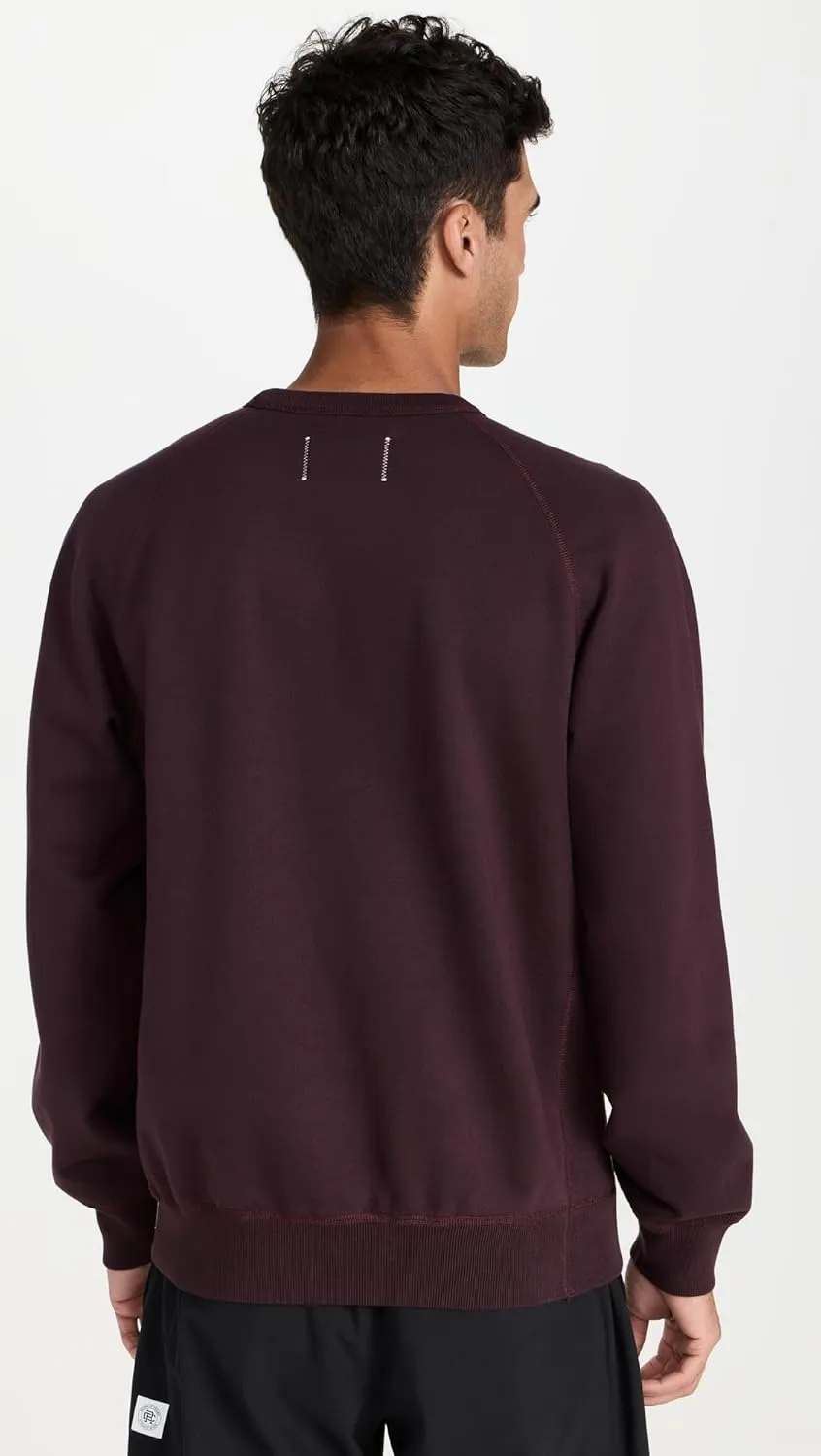 Men's Midweight Terry Classic Crew Neck Sweatshirt
