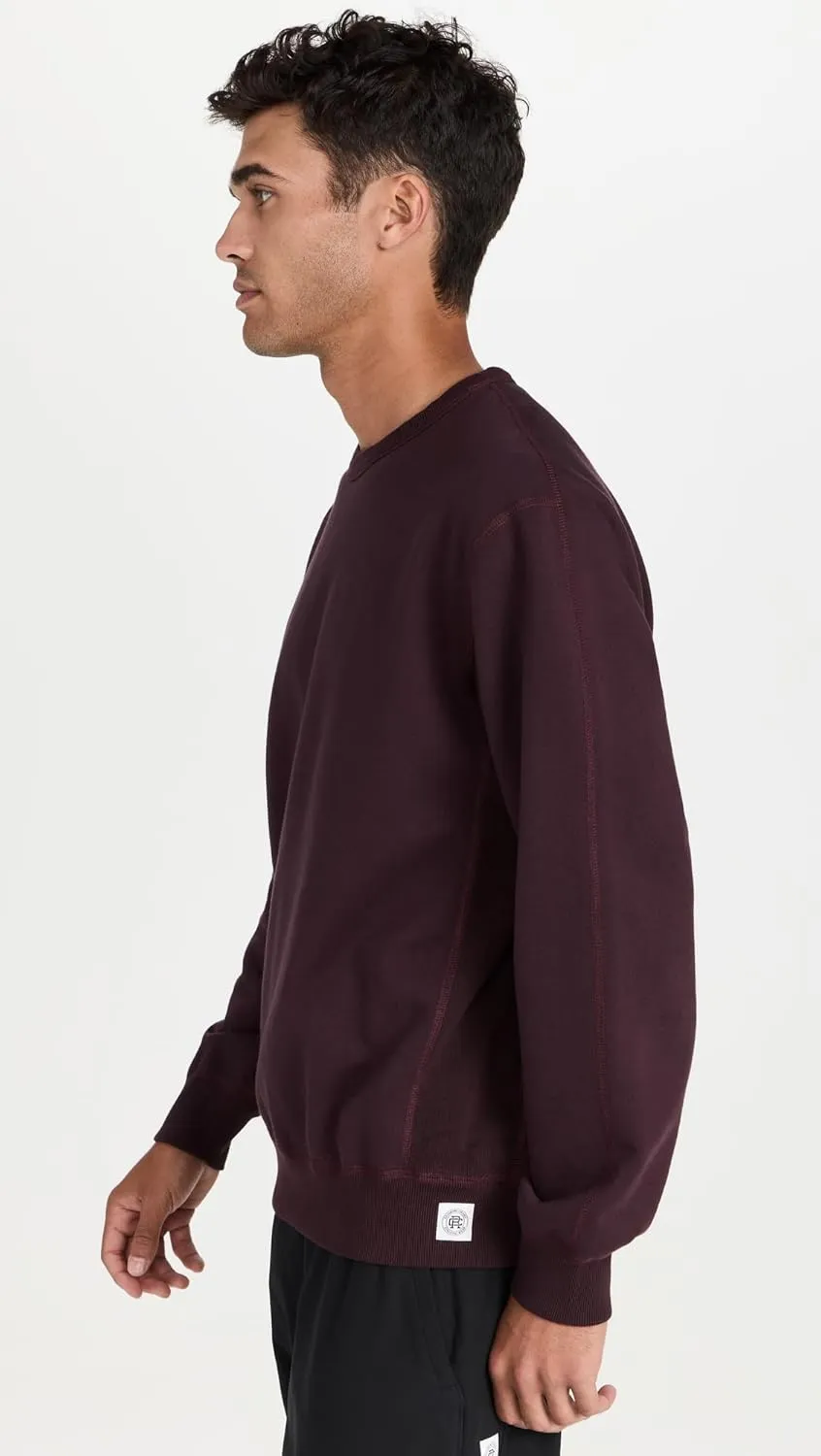 Men's Midweight Terry Classic Crew Neck Sweatshirt