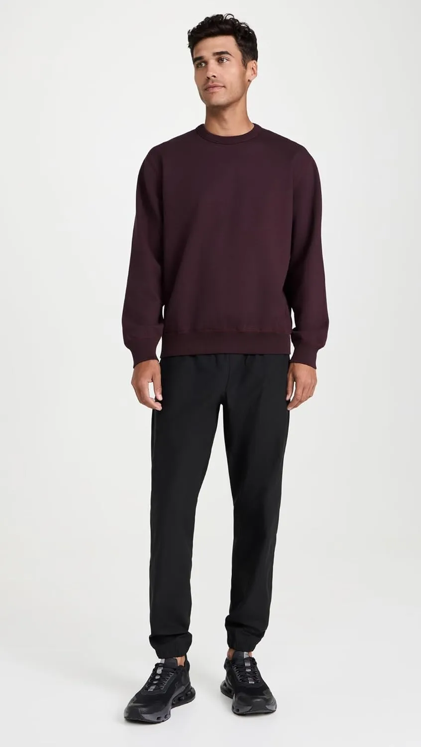 Men's Midweight Terry Classic Crew Neck Sweatshirt