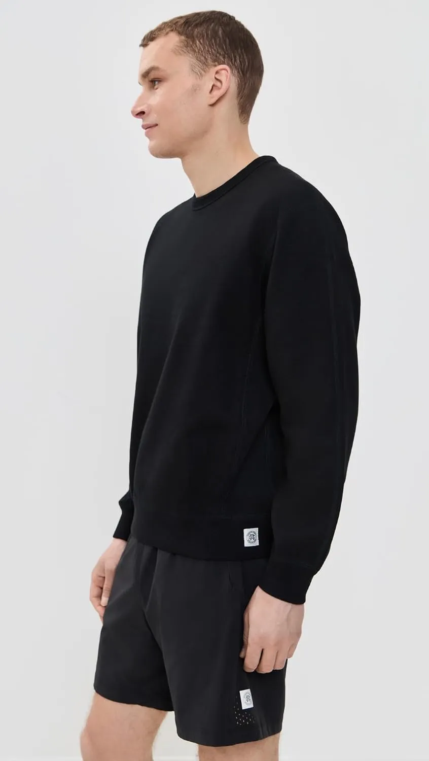 Men's Midweight Terry Classic Crew Neck Sweatshirt