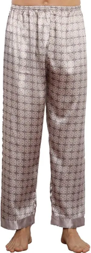 Mens Pajama Pants For Baggy Causal Straight Fit With Pockets Fashion Soft Drawstring Lightweight Lounge Plaid Pj Pants