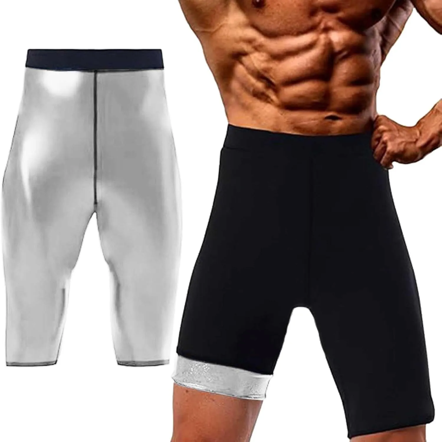 Mens Pants Expandable Waist Slacks Tactical Linen Business Slim Fit Body Bike Athletic Summer Cloth with Pockets Sport