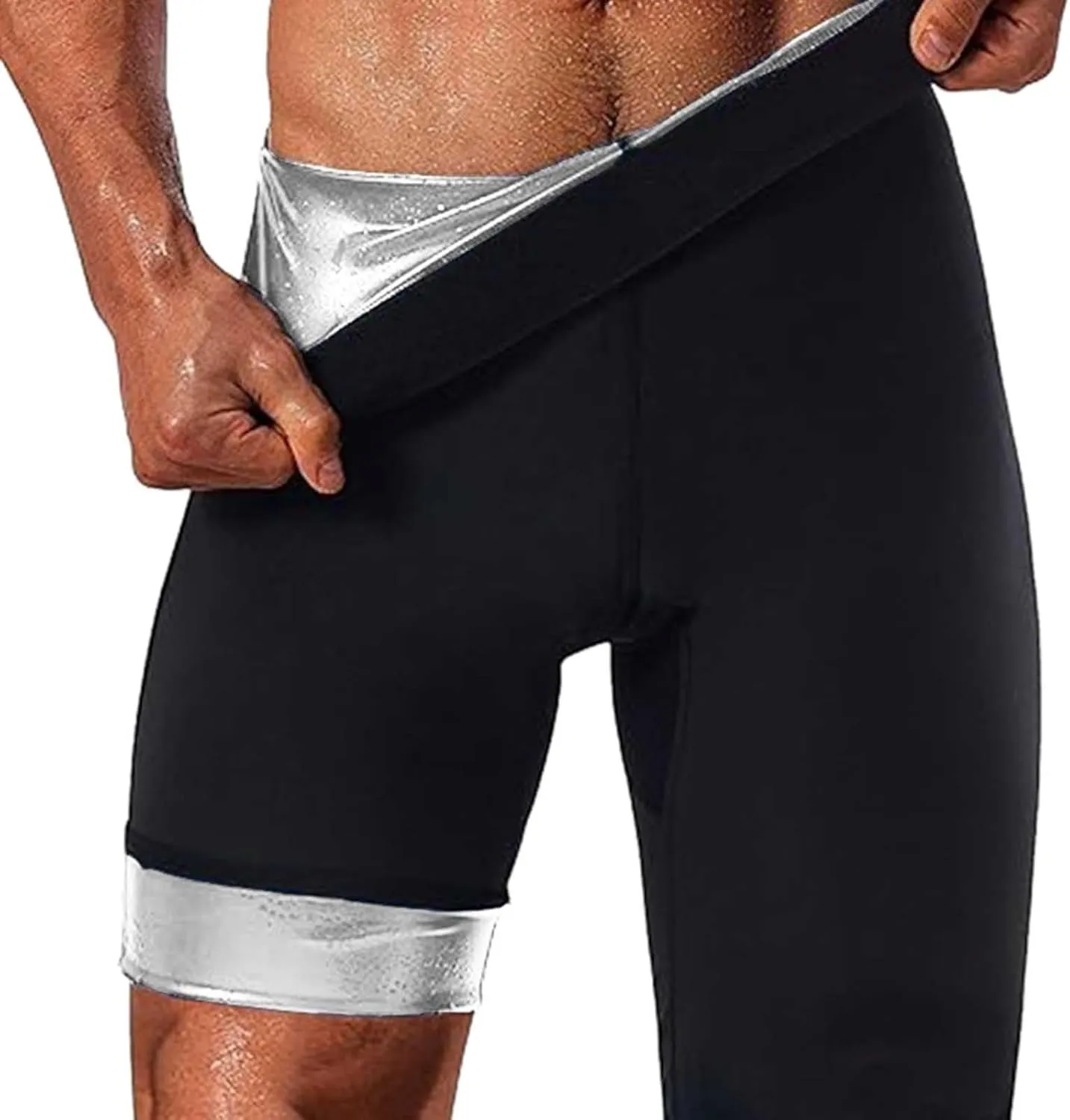 Mens Pants Expandable Waist Slacks Tactical Linen Business Slim Fit Body Bike Athletic Summer Cloth with Pockets Sport