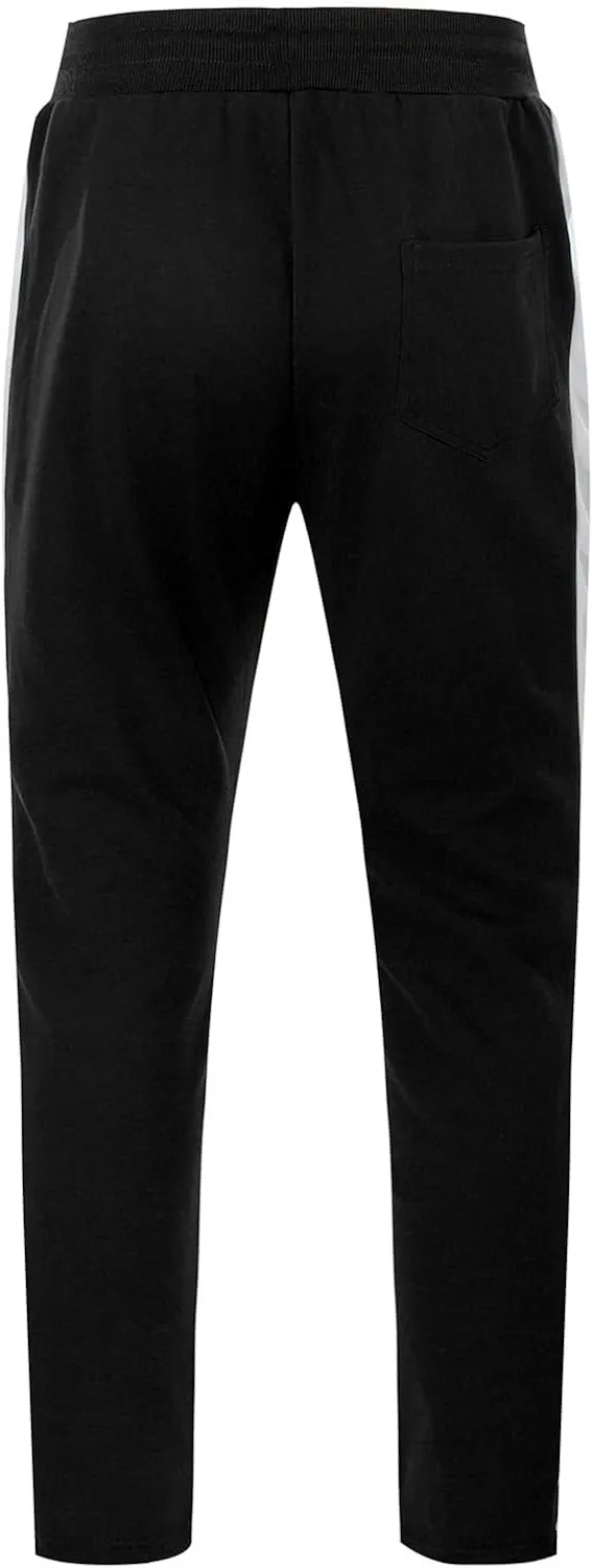 Mens Sweatpants with Pockets Hiking Linen Working Riding Elastic Waist Skinny Joggers Motorcycle Summer Cloth