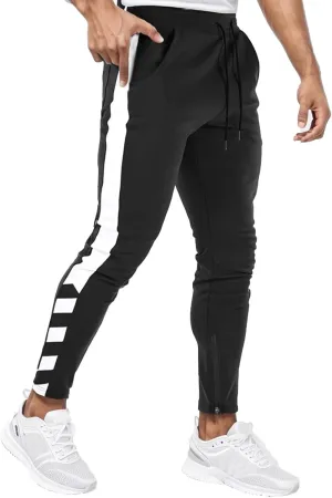 Mens Sweatpants with Pockets Hiking Linen Working Riding Elastic Waist Skinny Joggers Motorcycle Summer Cloth