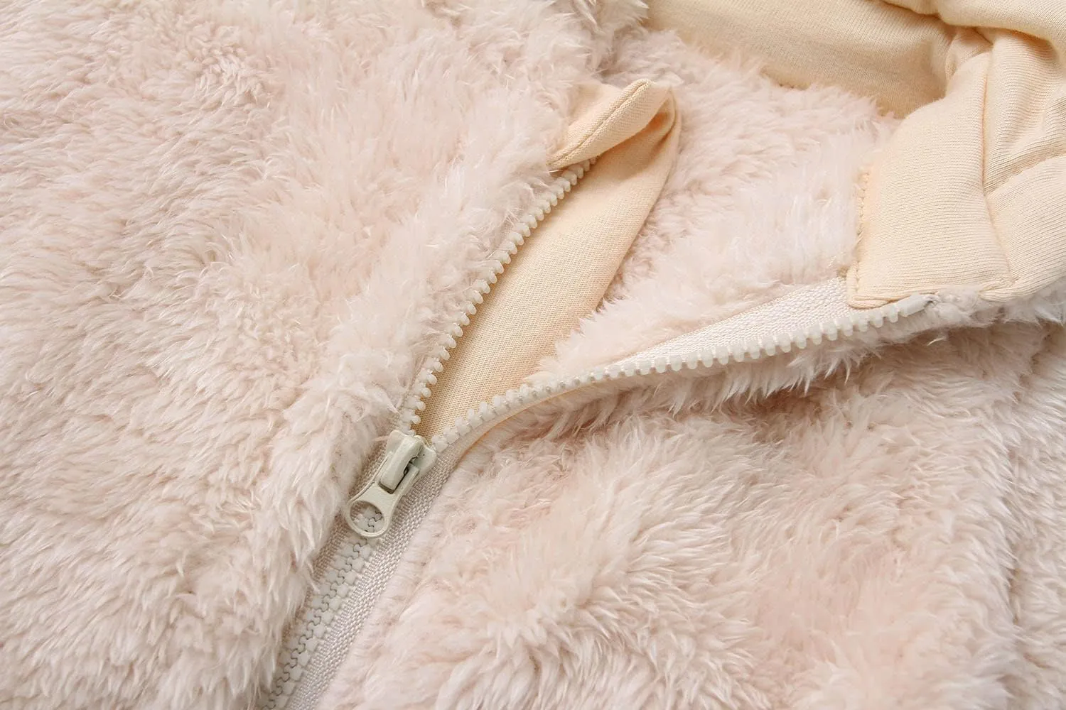 Newborn Baby Jumpsuit Hooded Fleece Rompers Long Sleeve Onesies Outwear Outfits