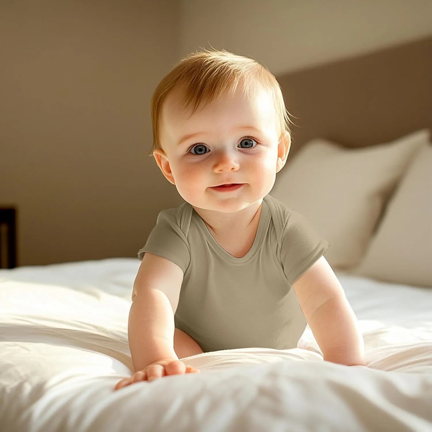 Newborn Baby Short Sleeve Bodysuit Cotton One-Piece Baby Clothes Summer 3 Pack 0-12 Months