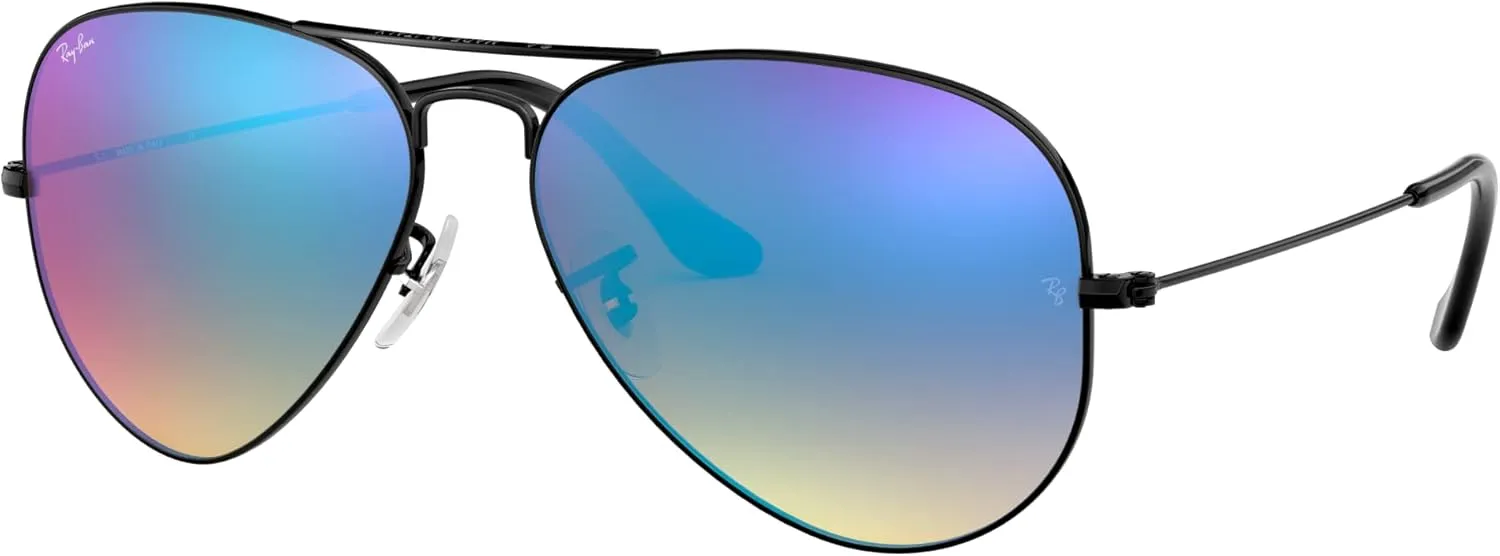 Ray-Ban RB3025 Classic Mirrored Aviator Sunglasses