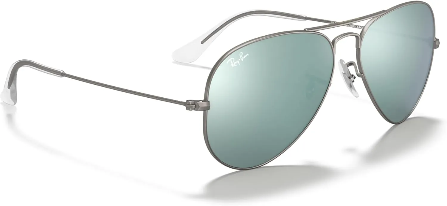 Ray-Ban RB3025 Classic Mirrored Aviator Sunglasses