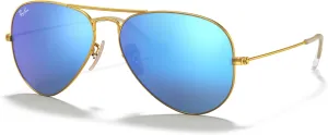 Ray-Ban RB3025 Classic Mirrored Aviator Sunglasses