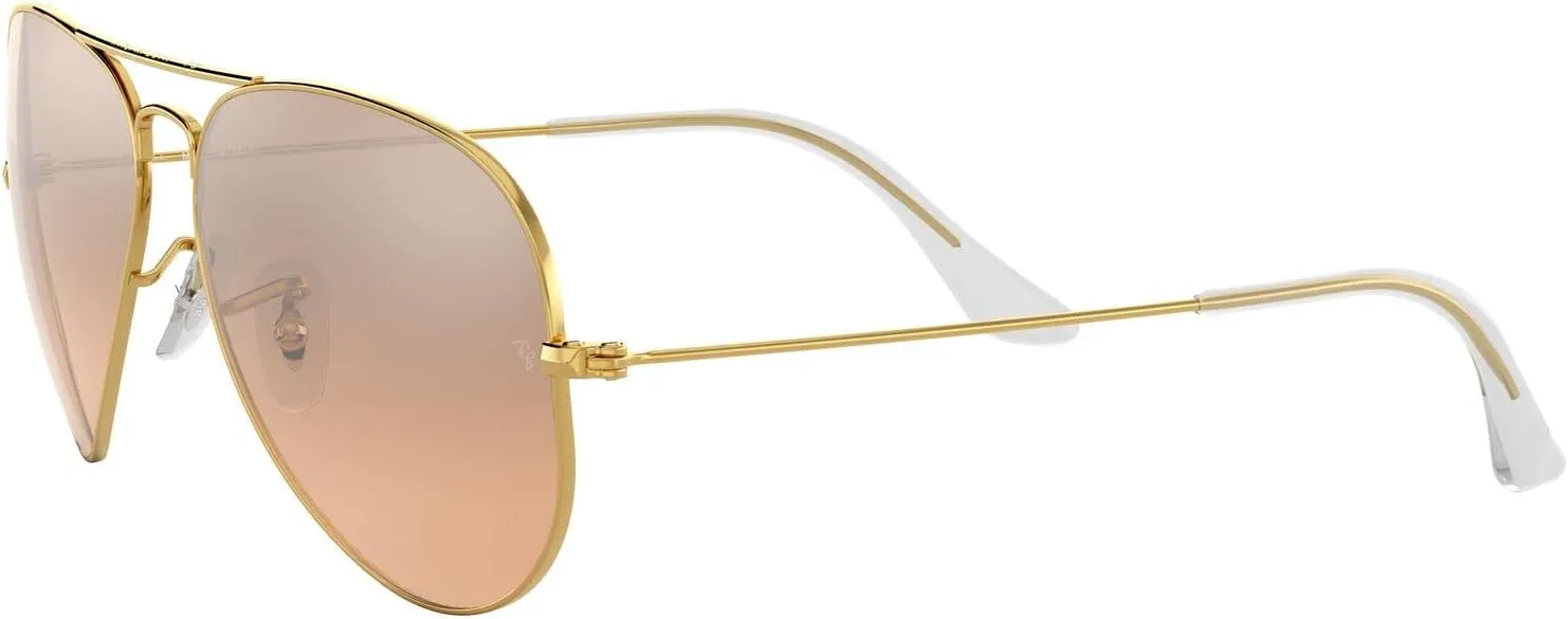Ray-Ban RB3025 Classic Mirrored Aviator Sunglasses