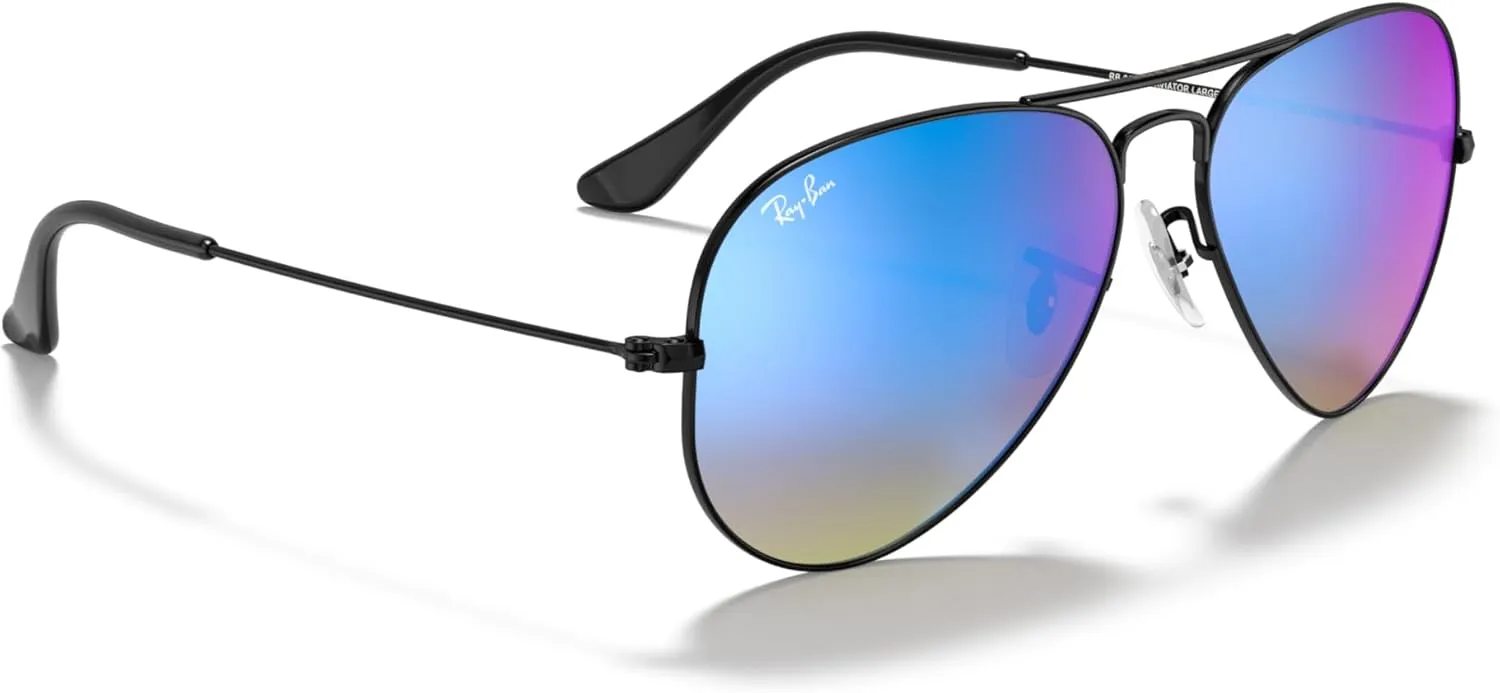Ray-Ban RB3025 Classic Mirrored Aviator Sunglasses