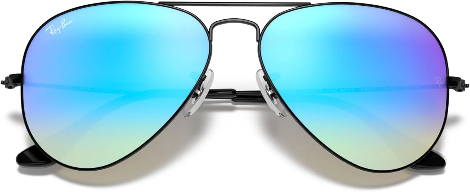 Ray-Ban RB3025 Classic Mirrored Aviator Sunglasses