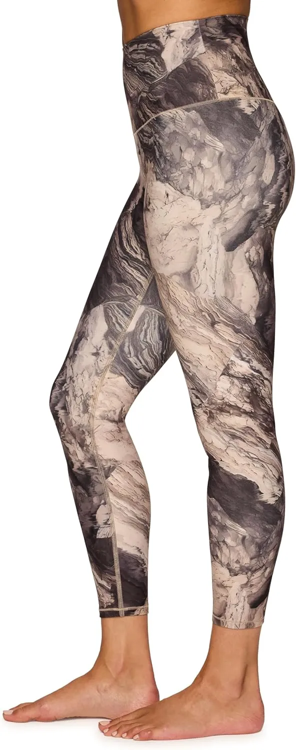 RBX Active Women’s Ultra Hold 7/8 Ankle Full Length Printed Running Yoga Legging