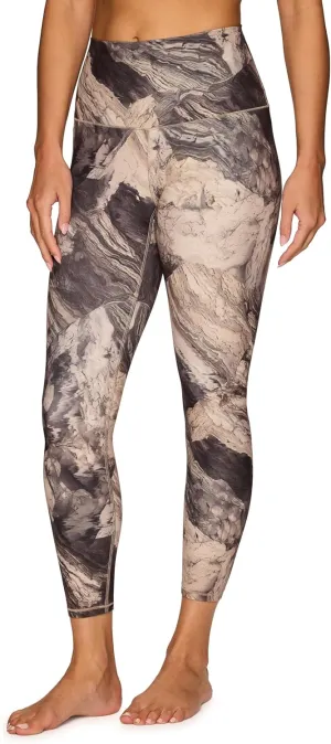 RBX Active Women’s Ultra Hold 7/8 Ankle Full Length Printed Running Yoga Legging