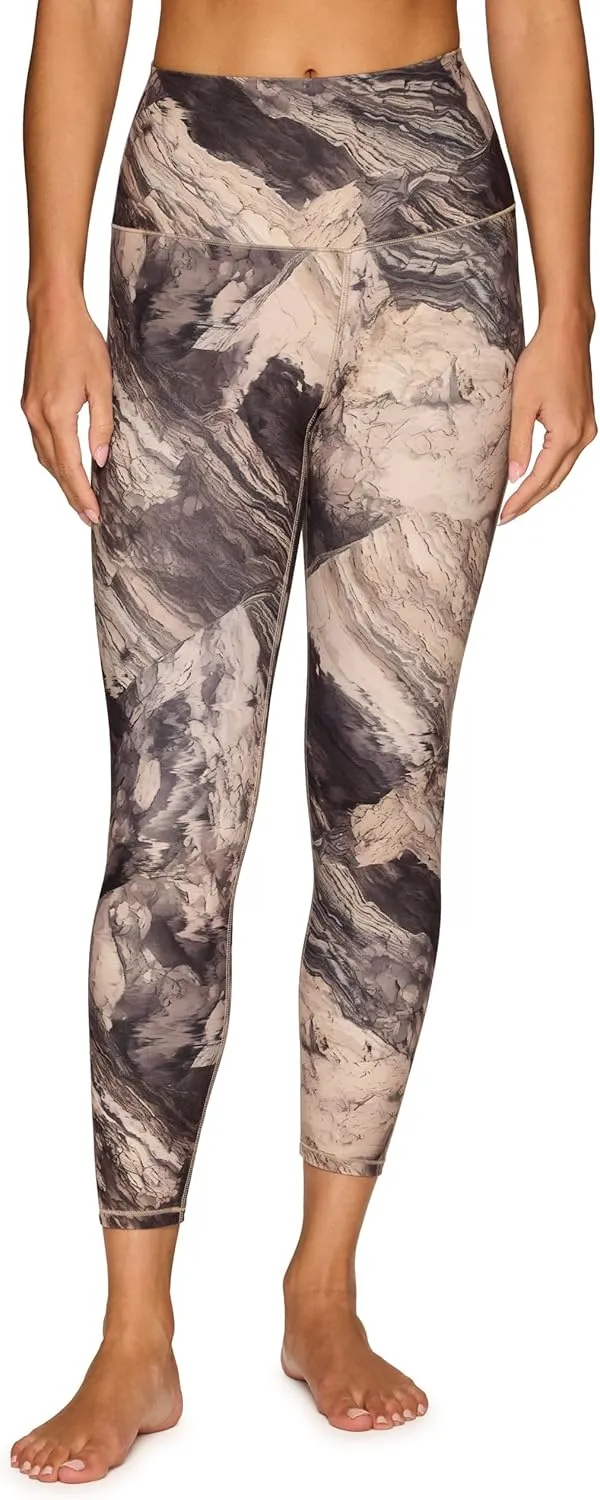 RBX Active Women’s Ultra Hold 7/8 Ankle Full Length Printed Running Yoga Legging