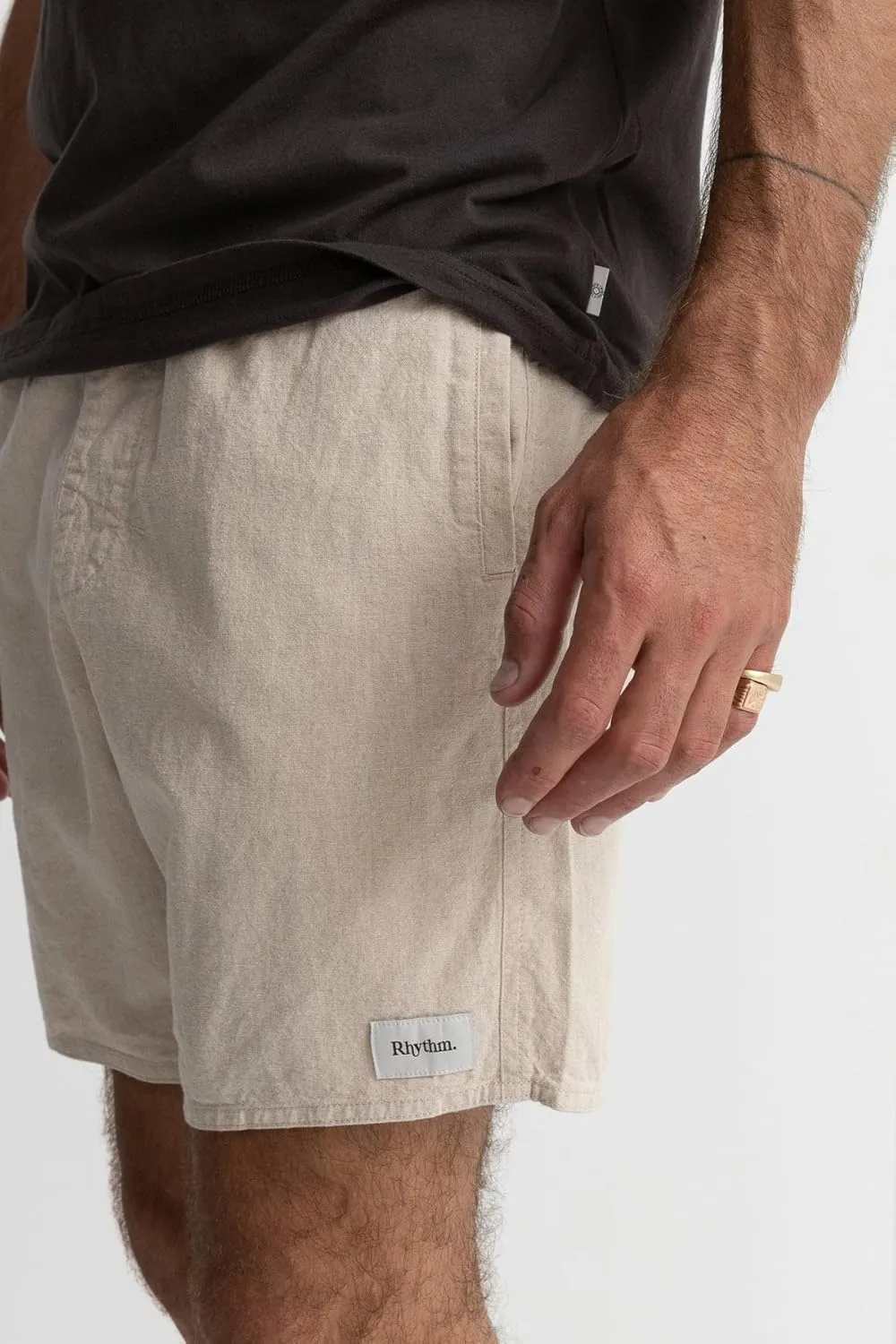 Rhythm Men's Classic Linen Jam Shorts 8"