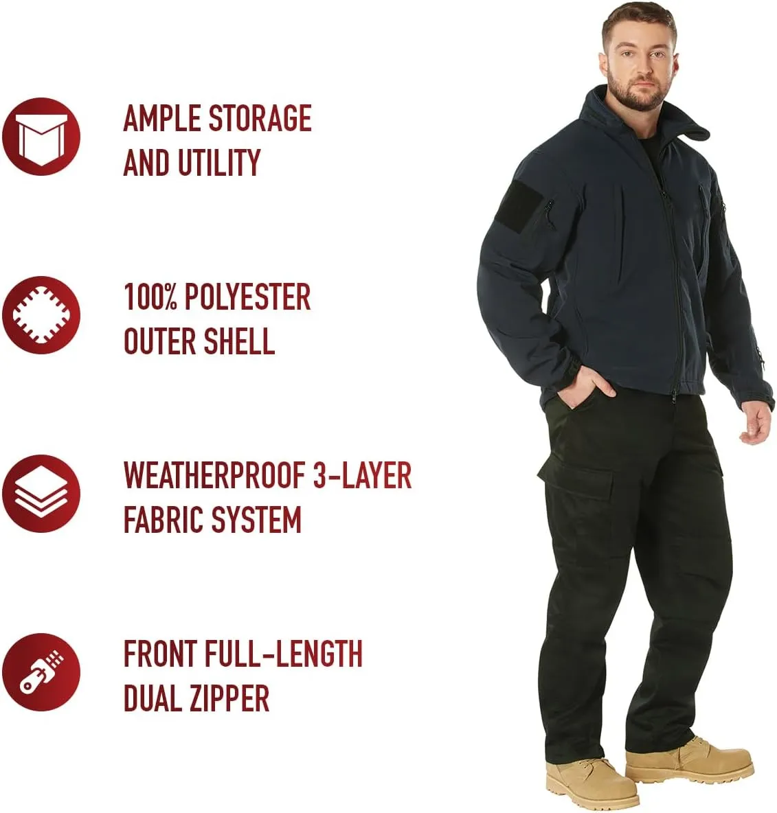 Rothco Conceal-Ops Carry Soft Shell Jacket