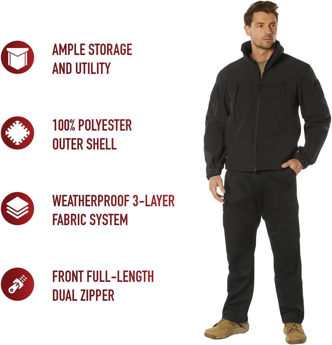 Rothco Conceal-Ops Carry Soft Shell Jacket