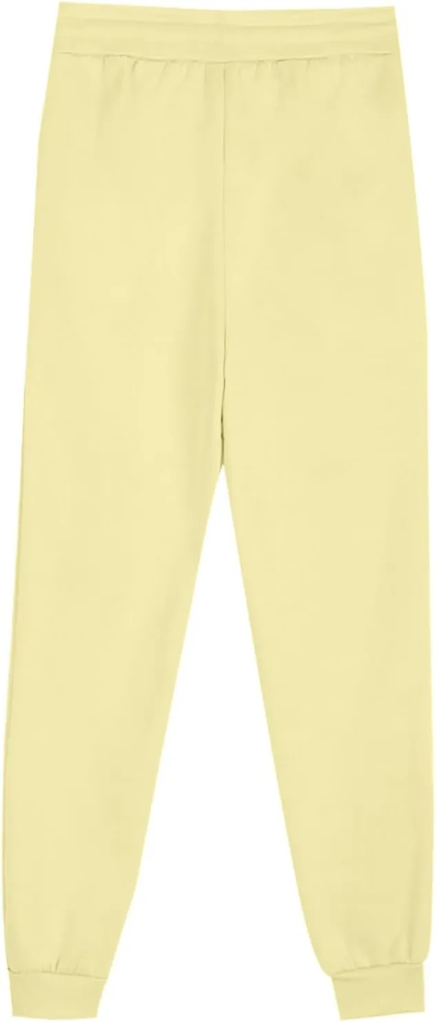Ruziyoog Women Jogger Pants with Pockets Drawstring High Waist Sweatpants Fleece Cinched Bottoms Cozy Lounge Trousers