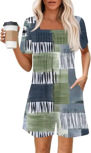 Short Sleeve Summer Formal Jumpsuits For Women, Shorts Plus Size Rompers Curvy Square Neck Ruffle Pleated Overalls