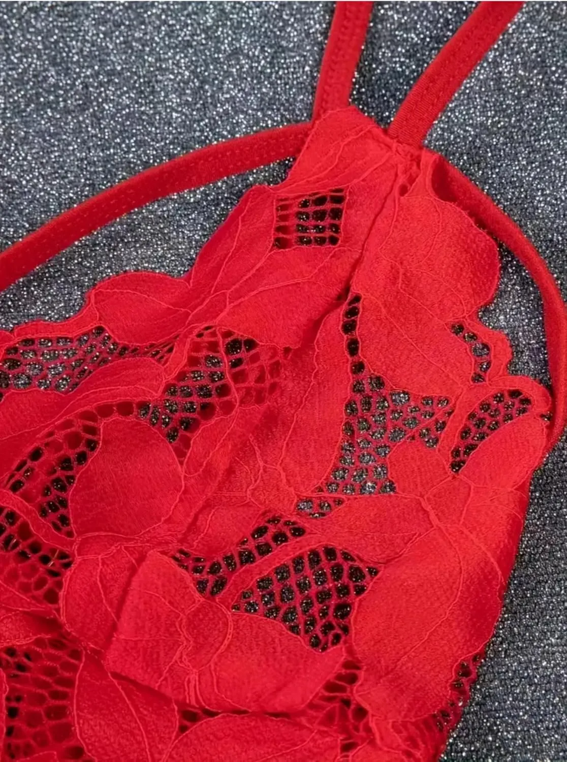 SOFIA'S CHOICE Women's Plus Size Sexy Lingerie Set 2 Piece Lace Bra and Panty Sleepwear