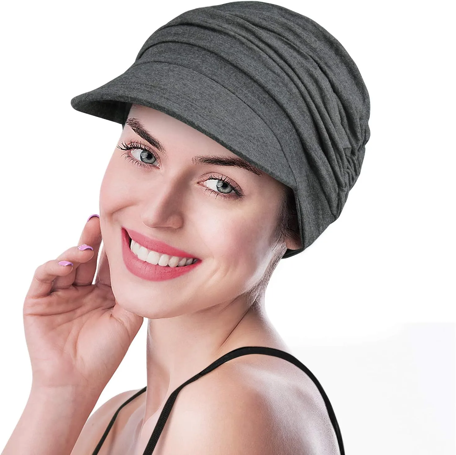 Soft Bamboo Baseball Cap for Chemo Women