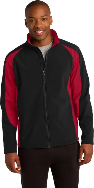 SPORT-TEK Men's Colorblock Soft Shell Jacket